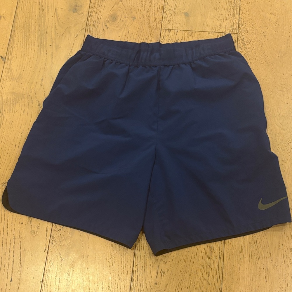 Nike Navy Blue Sports Shorts